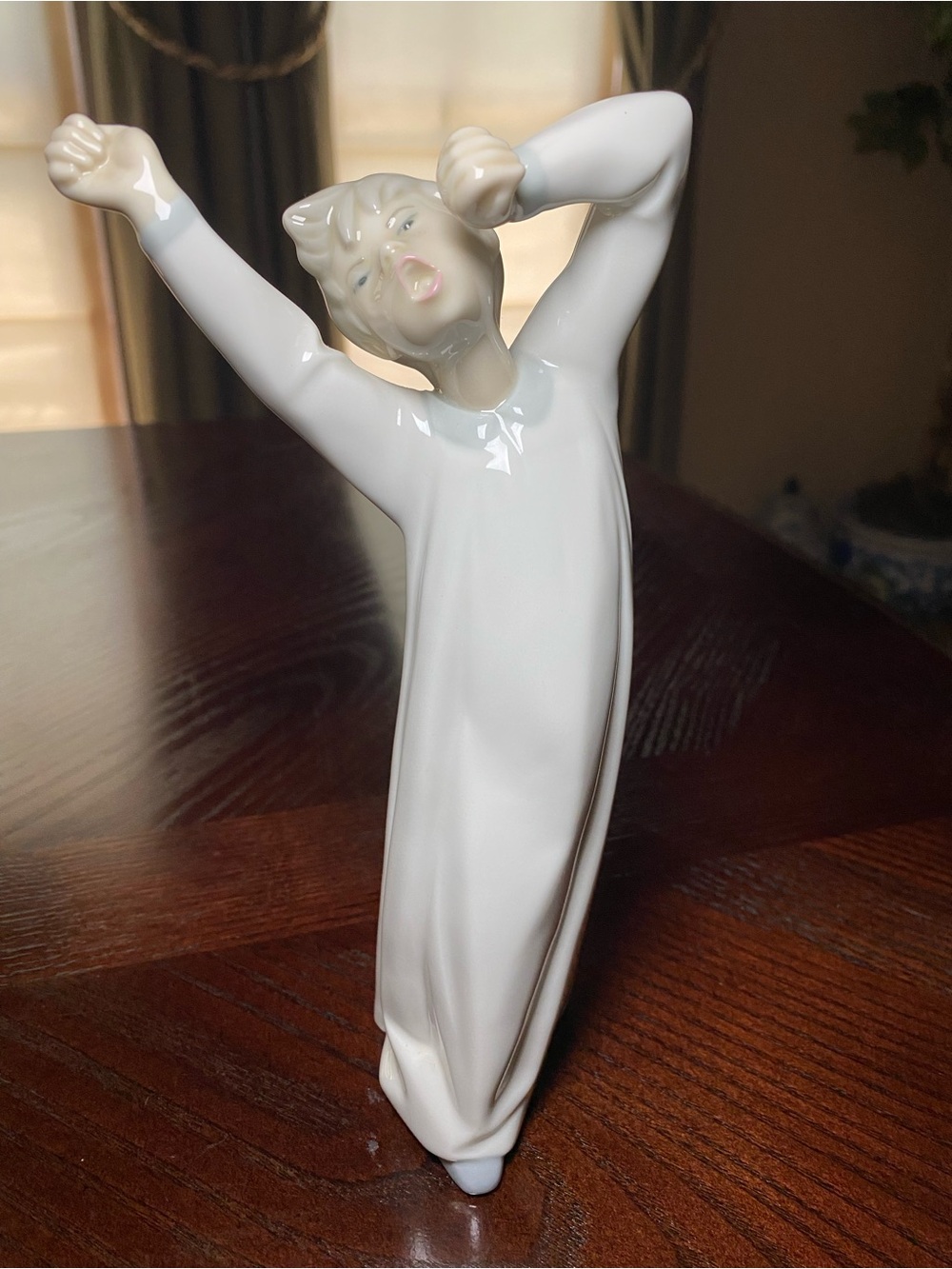 Lladro 4870 Boy Awakening Porcelain Figurine